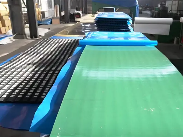 conveyor ceramic pulley lagging